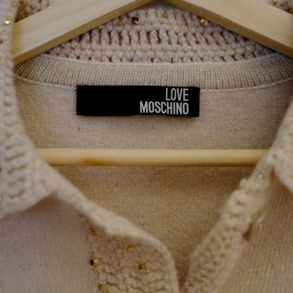 LOVE MOSCHINO Sequin Cropped Cardigan - Picture 4 of 16
